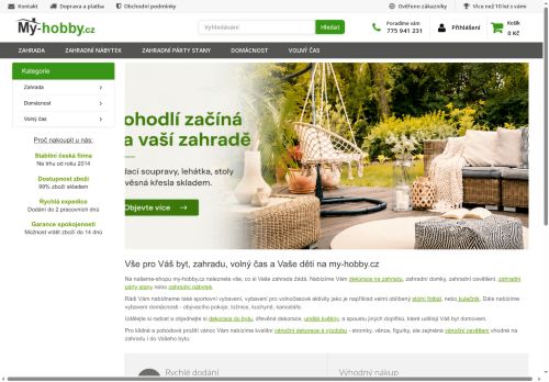 Zobrazit webové stránky Tlamka zahradní technika a nábytek