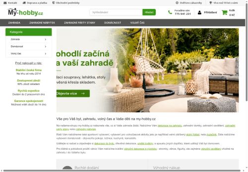 Zobrazit webové stránky Tlamka zahradní technika a nábytek