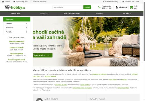 Zobrazit webové stránky Tlamka zahradní technika a nábytek