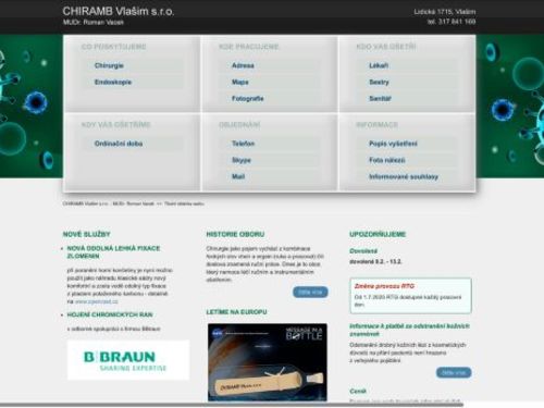 Chirurgická ambulance a endoskopie CHIRAMB Vlašim s.r.o. - MUDr. Roman Vacek