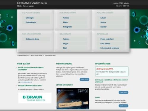 Chirurgická ambulance a endoskopie CHIRAMB Vlašim s.r.o. - MUDr. Roman Vacek
