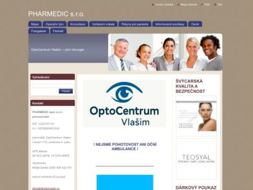 Oční chirurgie - OptoCentrum Vlašim PHARMEDIC s.r.o.