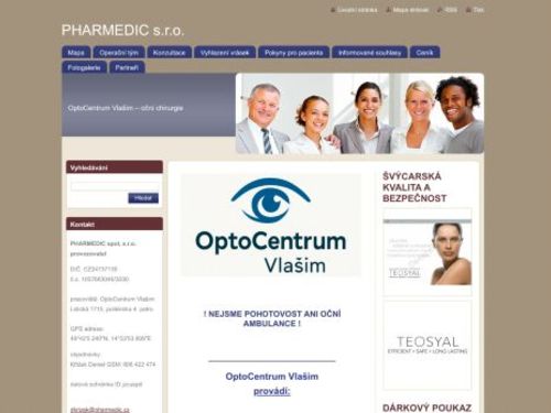 Oční chirurgie - OptoCentrum Vlašim PHARMEDIC s.r.o.