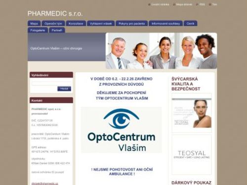 Oční chirurgie - OptoCentrum Vlašim PHARMEDIC s.r.o.