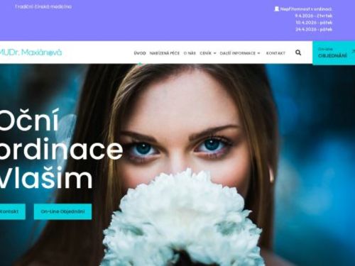 Oční ordinace Vlašim - MUDr. Magdalena Maxiánová