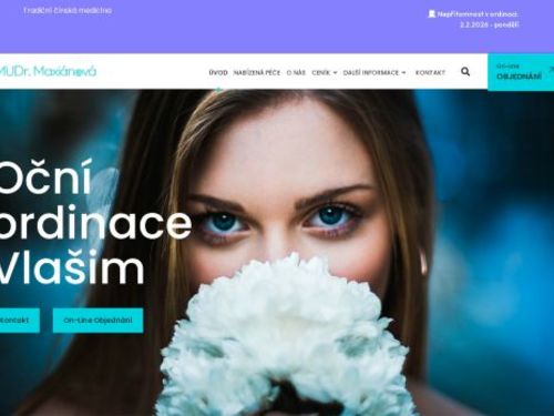 Oční ordinace Vlašim - MUDr. Magdalena Maxiánová