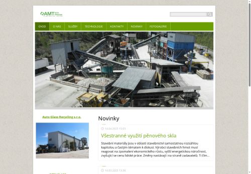 Webové stránky AMT s.r.o. Příbram, Příbram