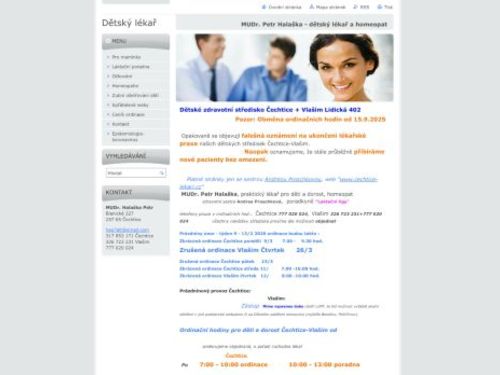 Praktický lékař pro děti a dorost a homeopat - MUDr. Petr Halaška