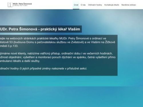 Praktický lékař pro dospělé - MUDr. Petra Šimonová