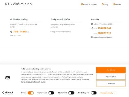 Rentgenologická a sonografická ambulance Vlašim