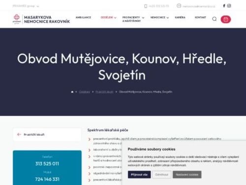 Praktický lékař pro dospělé Masarykova nemocnice Rakovník - MUDr. Václav Drnek