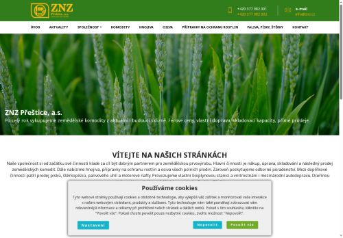ZNZ Přeštice, a.s. nabízí práci na pozici řidič/ka v obci Přeštice
