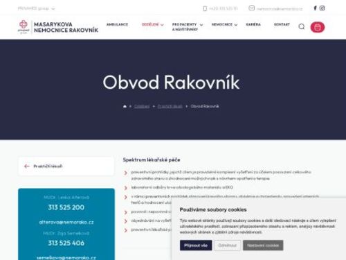 Praktický lékař pro dospělé Masarykova nemocnice Rakovník - MUDr. Lenka Alterová