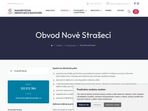 Praktický lékař pro dospělé Masarykova nemocnice Rakovník - MUDr. Václav Češka