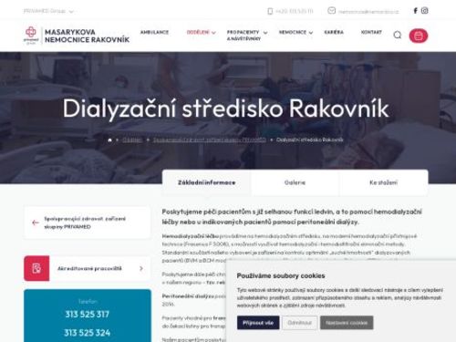 Dialyzační středisko - Masarykova nemocnice Rakovník