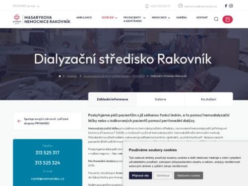 Dialyzační středisko - Masarykova nemocnice Rakovník