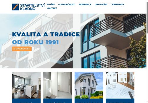 Webové stránky Stavitelství Kladno spol. s r.o., Kladno