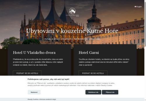 Hotely Kutná Hora s.r.o. nabízí práci na pozici Recepční v obci Kutná Hora