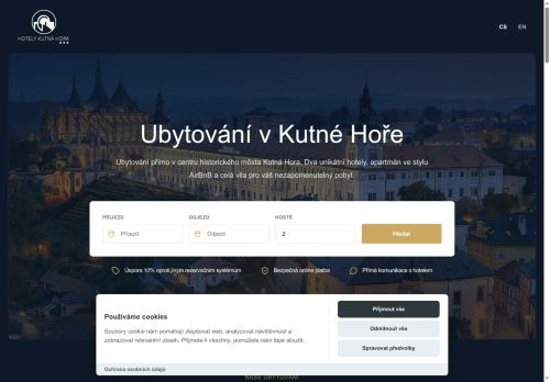 Hotely Kutná Hora s.r.o. nabízí práci na pozici Pokojská v obci Kutná Hora