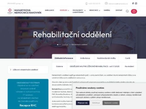 Rehabilitační oddělení - Masarykova nemocnice Rakovník