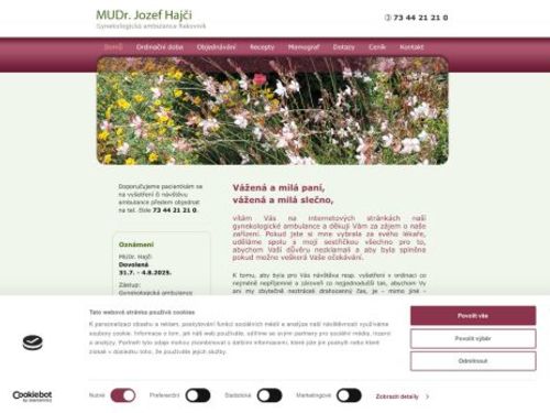 Gynekologická ordinace - MUDr. Jozef Hajči