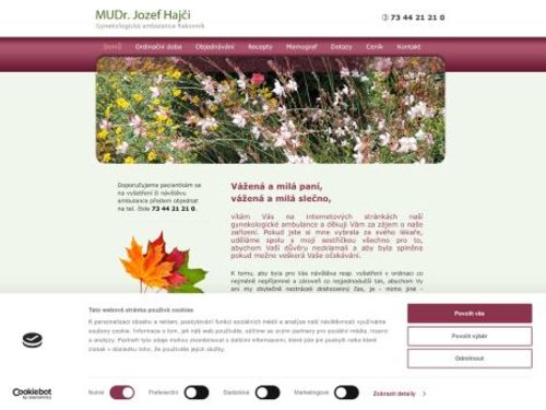 Gynekologická ordinace - MUDr. Jozef Hajči