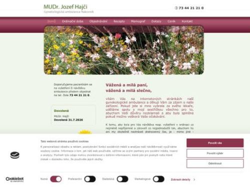 Gynekologická ordinace - MUDr. Jozef Hajči