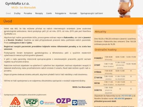 Gynekologická ordinace GynMaRa s.r.o. - MUDr. Ivo Maroušek