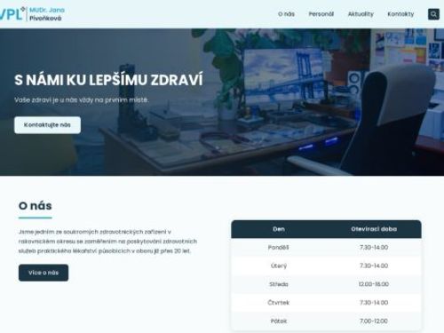 Praktický lékař pro dospělé - MUDr. Jana Pivoňková, MUDr. Lenka Ryjáčková