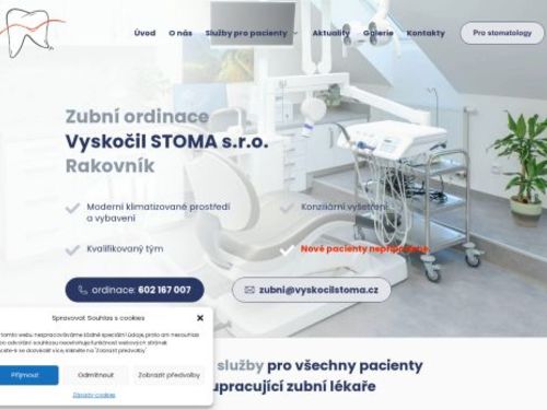 Zubní ordinace Vyskočil STOMA s.r.o. - MDDr. Vojtěch Vyskočil