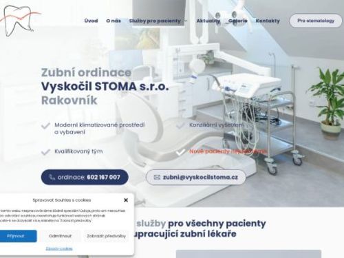 Zubní ordinace Vyskočil STOMA s.r.o. - MDDr. Vojtěch Vyskočil