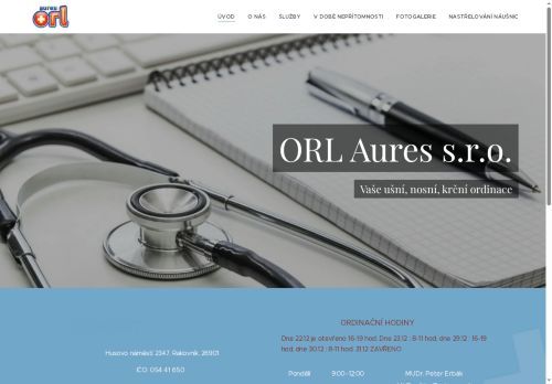 Zobrazit webové stránky ORL Aures s.r.o.