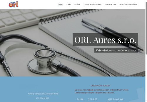 Zobrazit webové stránky ORL Aures s.r.o.