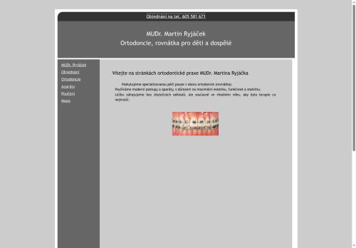 Zobrazit webové stránky Ortodoncie PLURIMED - MUDr. Martin Ryjáček