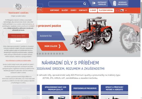 ATP Motor s.r.o. nabízí práci na pozici Skladník (Skladnice) - Prodejce náhradních dílů (m/ž) v obci Stránecká Zhoř