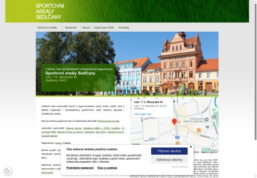 Zobrazit webové stránky Sportovní areál Sedlčany
