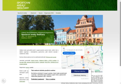 Zobrazit webové stránky Sportovní areál Sedlčany