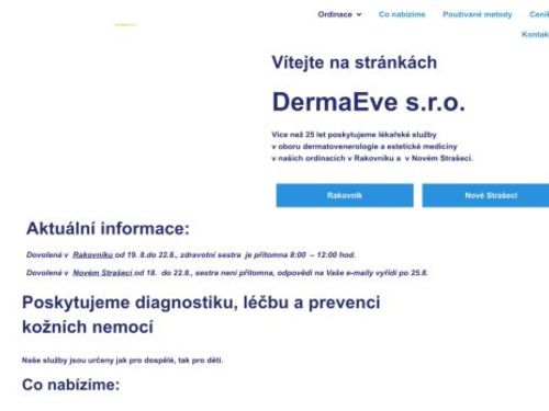 Kožní ambulance DermaEve s.r.o. - MUDr. Eva Čepelová, MUDr. Alena Ševčíková