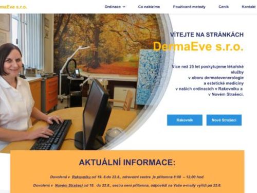 Kožní ambulance DermaEve s.r.o. - MUDr. Eva Čepelová, MUDr. Alena Ševčíková