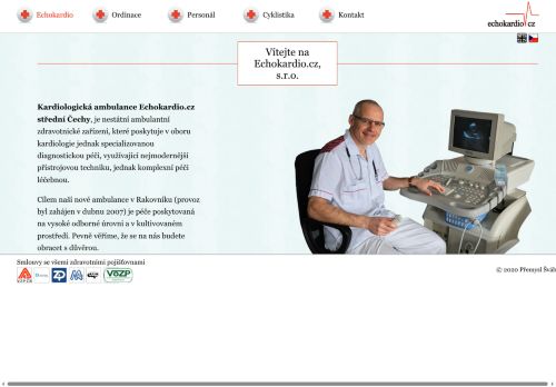 Zobrazit webové stránky Kardiologická ambulance Echokardio.cz - MUDr. Přemysl Šváb