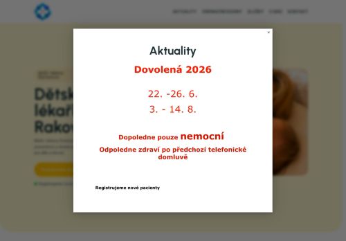 Zobrazit webové stránky Praktický lékař pro děti a dorost - MUDr. Helena Šretterová