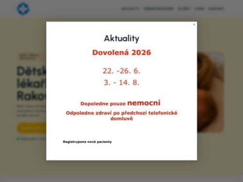 Praktický lékař pro děti a dorost - MUDr. Helena Šretterová