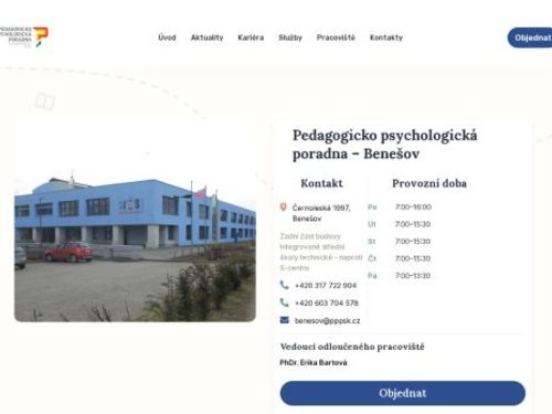 Pedagogicko-psychologická poradna Středočeského kraje - Benešov