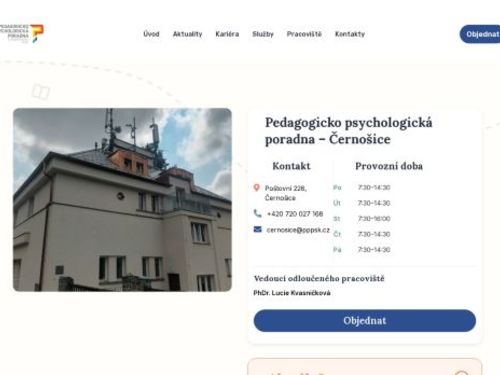 Pedagogicko-psychologická poradna Středočeského kraje - Černošice