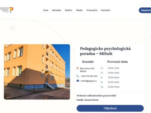 Pedagogicko-psychologická poradna Středočeského kraje - Mělník