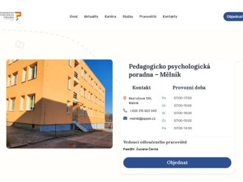 Pedagogicko-psychologická poradna Středočeského kraje - Mělník