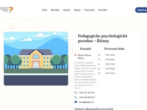 Pedagogicko-psychologická poradna Středočeského kraje - Říčany