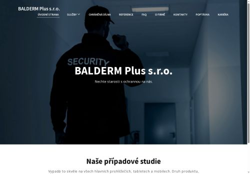 BALDERM Plus s.r.o. nabízí práci na pozici Vrátní v obci Poděbrady