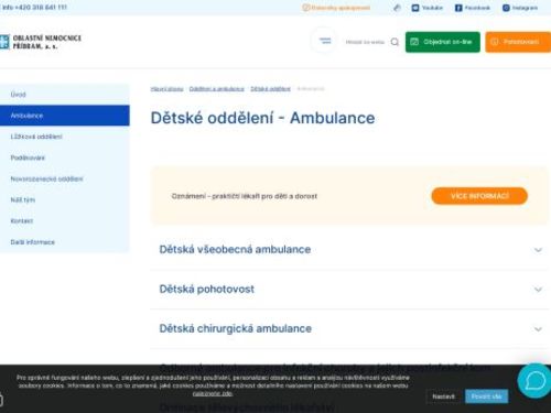 Praktický lékař pro děti a dorost - Oblastní nemocnice Příbram - MUDr. Lenka Svobodová