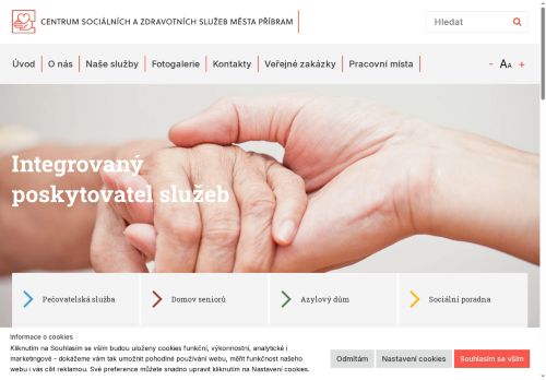 Zobrazit webové stránky Centrum sociálních a zdravotních služeb města Příbram
